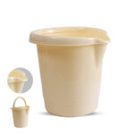 דלי 12 ליטר צבעוני עם פיה