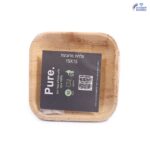 צלחת דקל מרובעת גודל 15 סמ