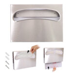 מתקן נירוסטה לנייר כיסוי אסלה