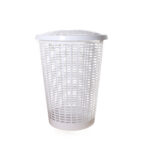 סל כביסה רשת  עגול + מכסה 65