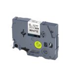 Brother TZe-231 | סרט מדבקות | רוחב: 12 מ״מ | תחליפי | צבע: שחור על לבן