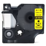 DYMO 40918 | סרט | רוחב: 9 מ״מ | תחליפי | צבע: שחור על צהוב