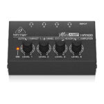 מגבר אוזניות קומפקטי 4 יציאות סטריאופוניות