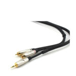 כבל סטריאו מקצועי 2RCA - PL3.5 באורך 3 מטר Lidge cables