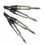 כבל סטריאו מקצועי כפול PL - PL באורך 3 מטר Lidge cables