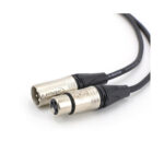 כבל מיקרופון מקצועי XLR - XLR באורך 1 מטר Lidge cables