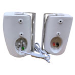 ⁦זוג רמקולים מוגברים 5 בצבע לבן⁩ – תמונה ⁦2⁩