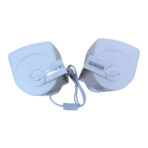 ⁦זוג רמקולים מוגברים 5 בצבע לבן⁩ – תמונה ⁦3⁩